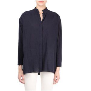 NWT Humanoid HOLLI Indigo 100% Cotton Oversized Top Size XS